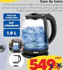 CAM SU ISITICI 1,8 L